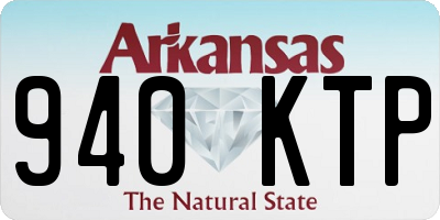 AR license plate 940KTP