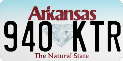 AR license plate 940KTR
