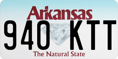 AR license plate 940KTT