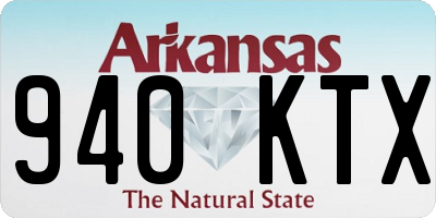 AR license plate 940KTX