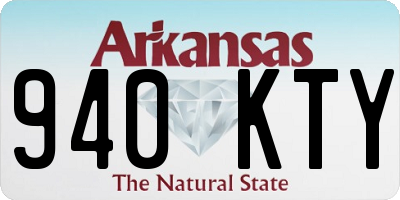 AR license plate 940KTY