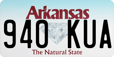 AR license plate 940KUA