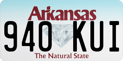 AR license plate 940KUI