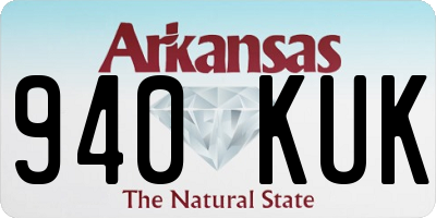 AR license plate 940KUK