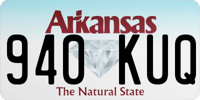 AR license plate 940KUQ