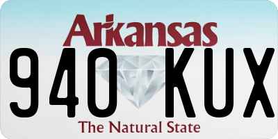 AR license plate 940KUX