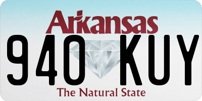AR license plate 940KUY