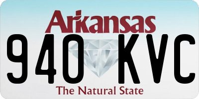 AR license plate 940KVC