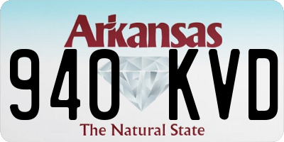 AR license plate 940KVD