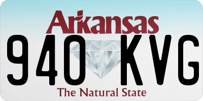 AR license plate 940KVG