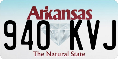 AR license plate 940KVJ
