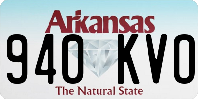 AR license plate 940KVO