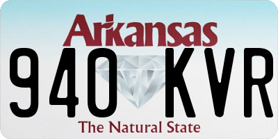 AR license plate 940KVR