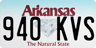 AR license plate 940KVS