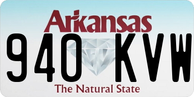 AR license plate 940KVW