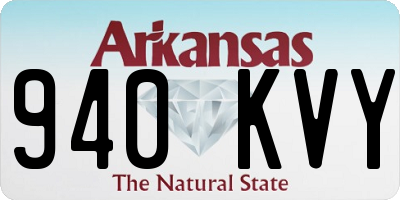 AR license plate 940KVY