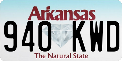 AR license plate 940KWD