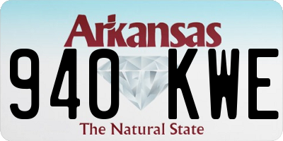 AR license plate 940KWE