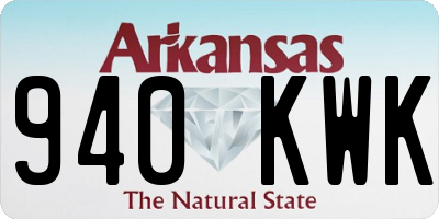 AR license plate 940KWK