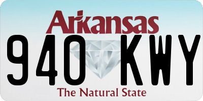 AR license plate 940KWY