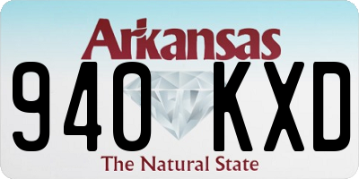 AR license plate 940KXD