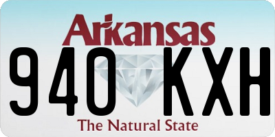 AR license plate 940KXH