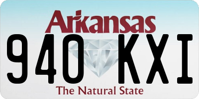 AR license plate 940KXI