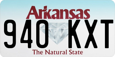 AR license plate 940KXT