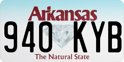 AR license plate 940KYB