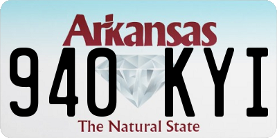 AR license plate 940KYI