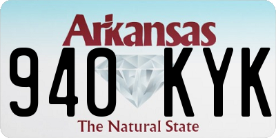 AR license plate 940KYK