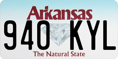 AR license plate 940KYL