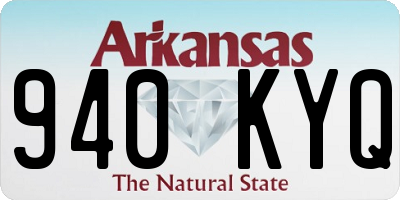 AR license plate 940KYQ