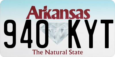 AR license plate 940KYT