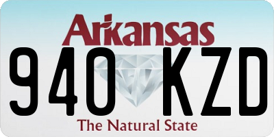 AR license plate 940KZD