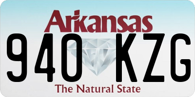 AR license plate 940KZG