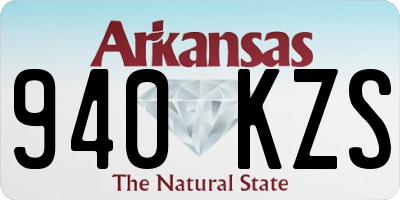 AR license plate 940KZS