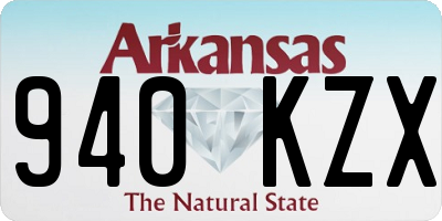 AR license plate 940KZX