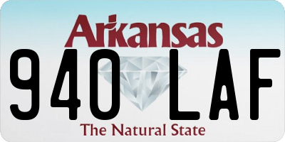 AR license plate 940LAF