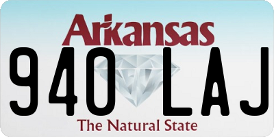 AR license plate 940LAJ