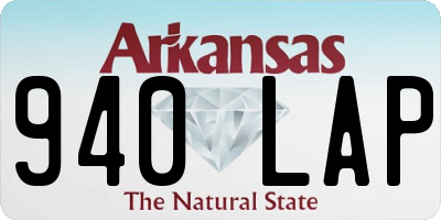 AR license plate 940LAP