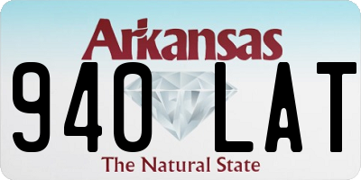 AR license plate 940LAT