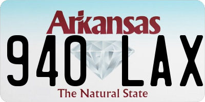 AR license plate 940LAX