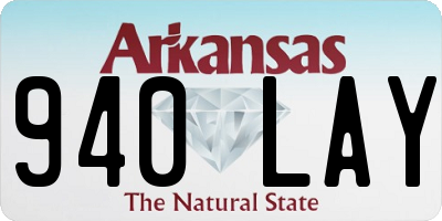 AR license plate 940LAY