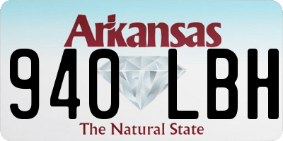 AR license plate 940LBH