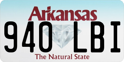 AR license plate 940LBI
