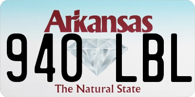 AR license plate 940LBL