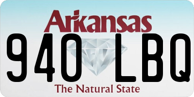 AR license plate 940LBQ