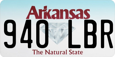 AR license plate 940LBR