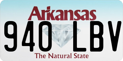 AR license plate 940LBV